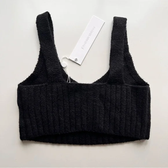 Jonathan Simkhai Black Knit Bralette - Picture 4 of 8